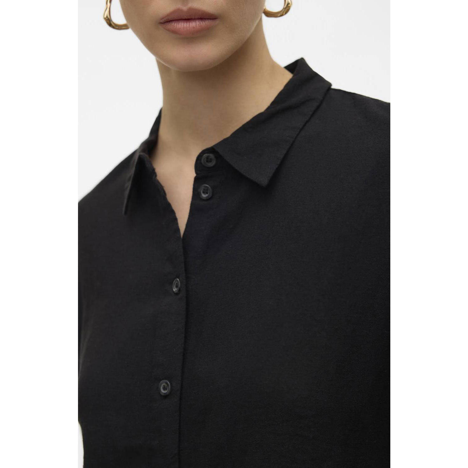 VERO MODA blouse VMLINN zwart