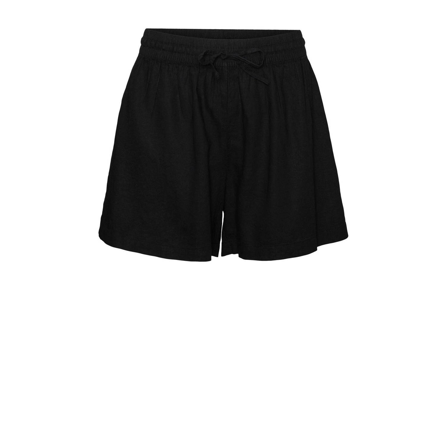 VERO MODA relaxed short VMLINN zwart