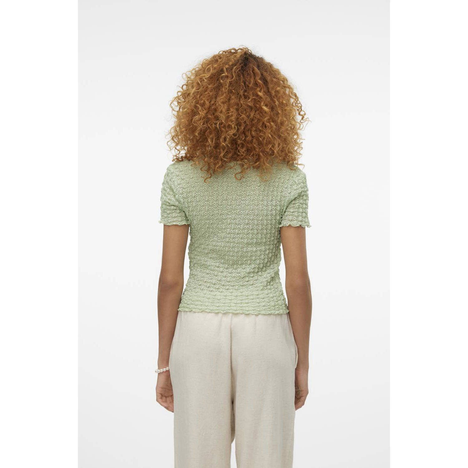 VERO MODA AWARE by top VMSHELBY lichtgroen