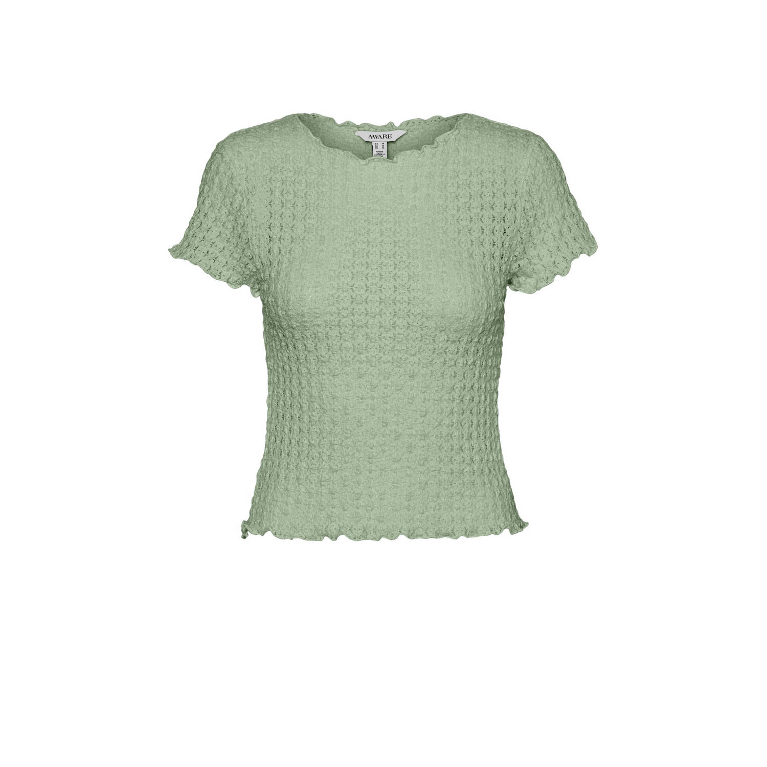 VERO MODA AWARE by top VMSHELBY lichtgroen