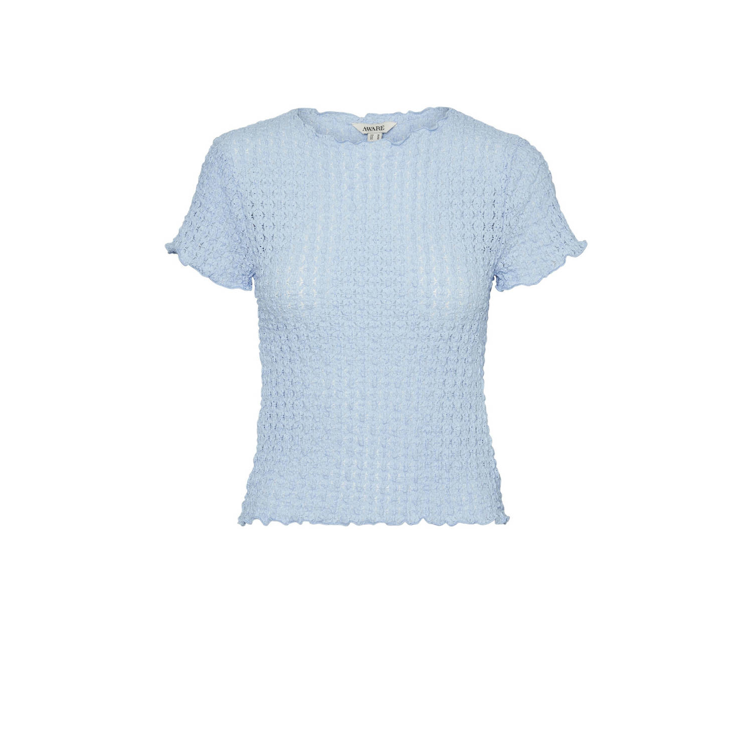 Vero Moda Shirt met korte mouwen VMSHELBY SS O-NECK SHORT TOP VMA NOOS (1-delig)