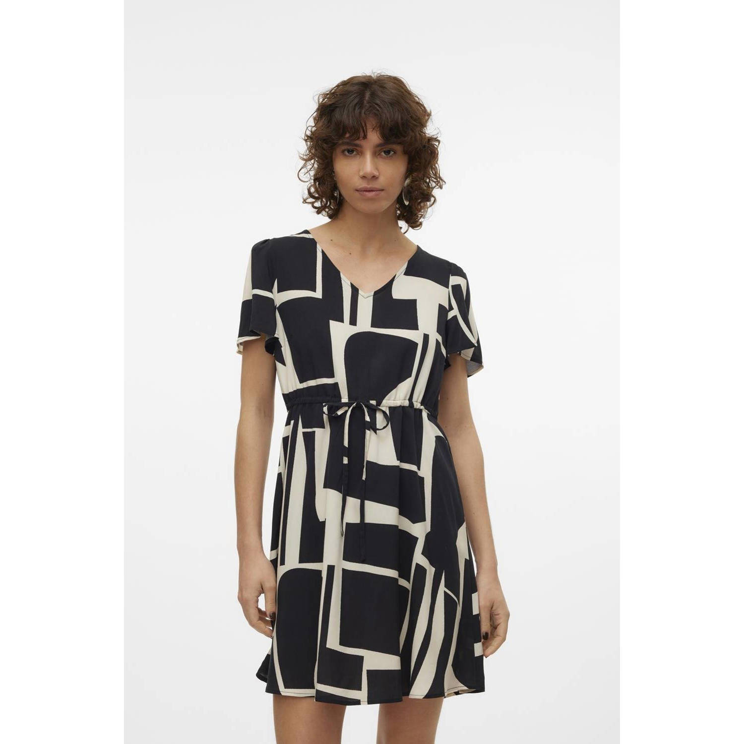 Vero Moda Mini-jurk van viscose met bloemenmotief model 'EASY JOY'