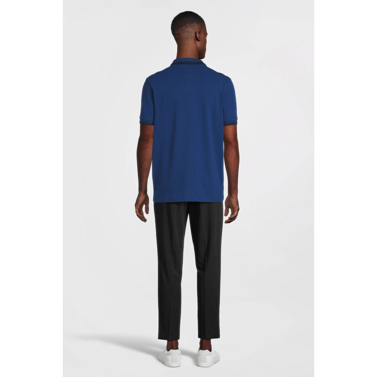 Fred Perry regular fit polo TWIN TIPPED met contrastbies
