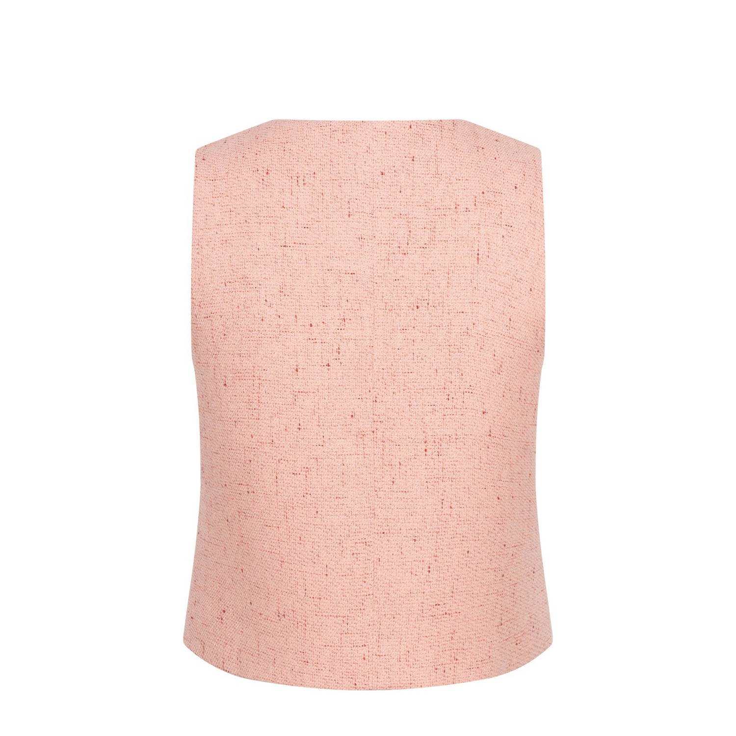 Ydence gemêleerd gilet Opal lichtoranje