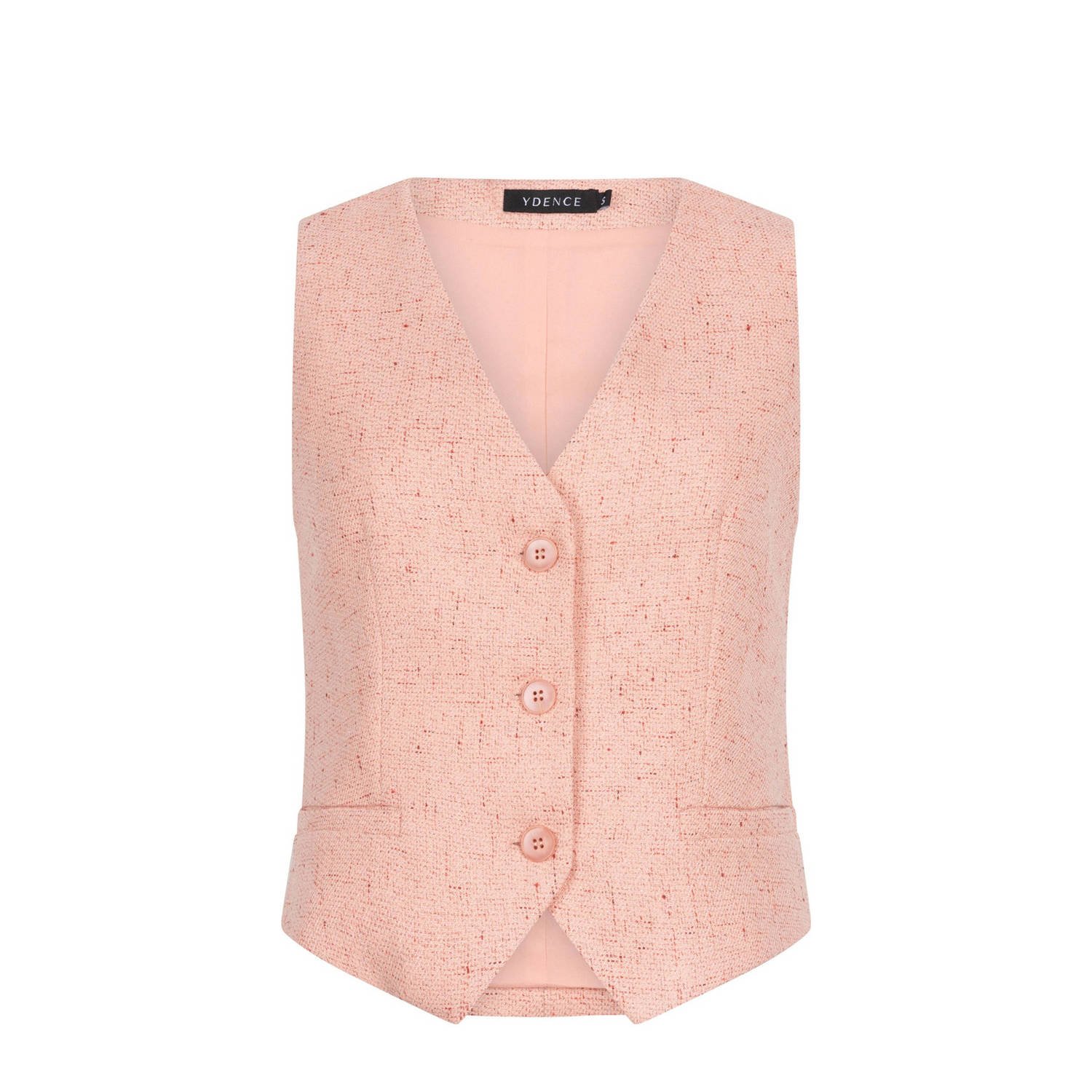 Ydence Perzik Gilet Opal Blazer Trendy Pink Dames