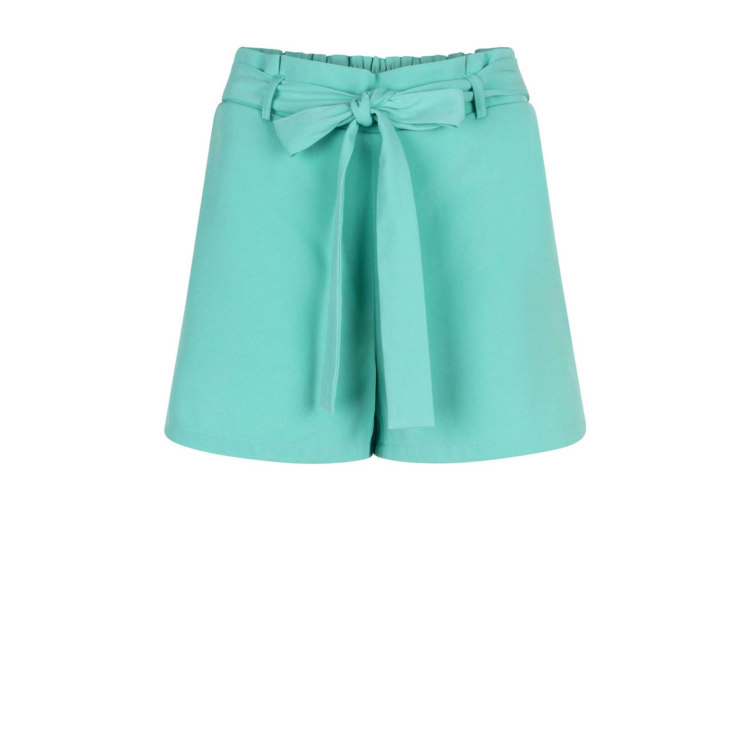 Ydence high waist regular fit short Maud turquoise