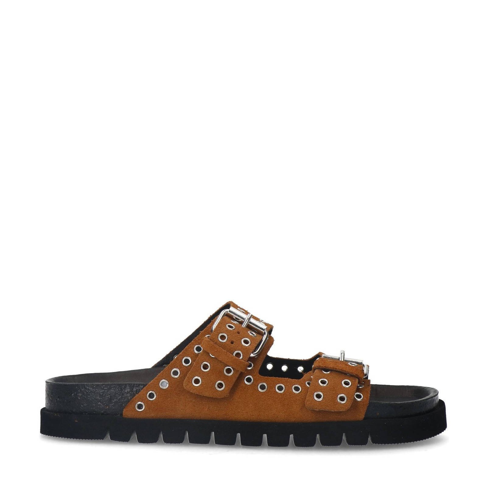 Bruine slippers online dames