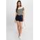 Morgan regular fit denim short dark blue denim
