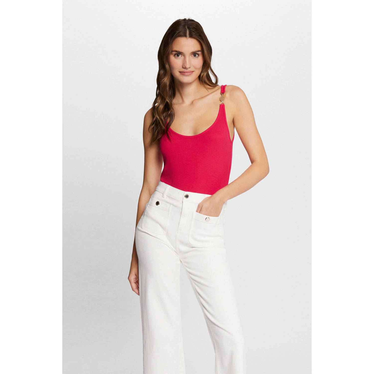 Morgan top met strass steentjes