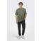 ONLY & SONS relaxed T-shirt donkergroen