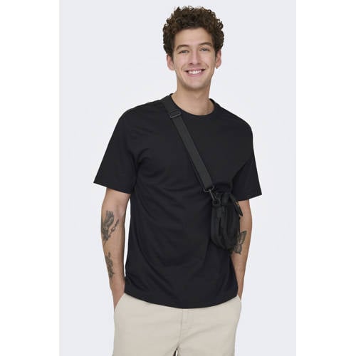 ONLY & SONS relaxed T-shirt zwart afbeelding