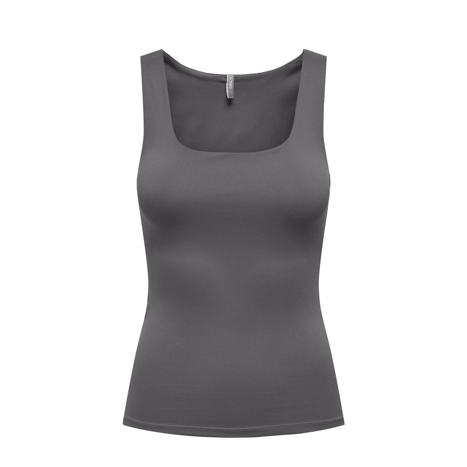 Only Korte Mouw Blouse 2-Ways Fit Top Gray Dames