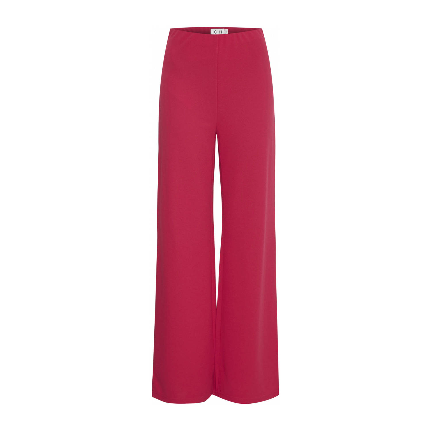 ICHI high waist wide leg pantalon IXKATINA roze