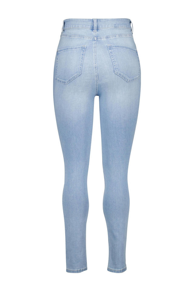 MS Mode high waist skinny jeans light blue denim wehkamp