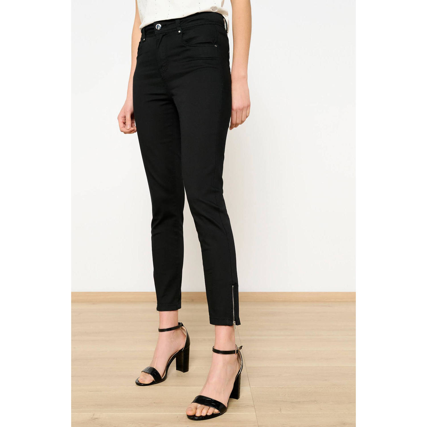 LOLALIZA slim fit jeans zwart