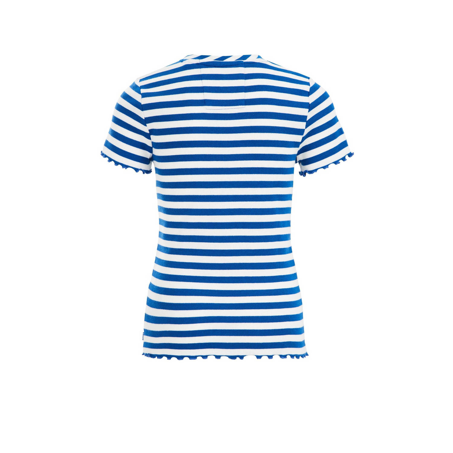 WE Fashion gestreept T-shirt blauw