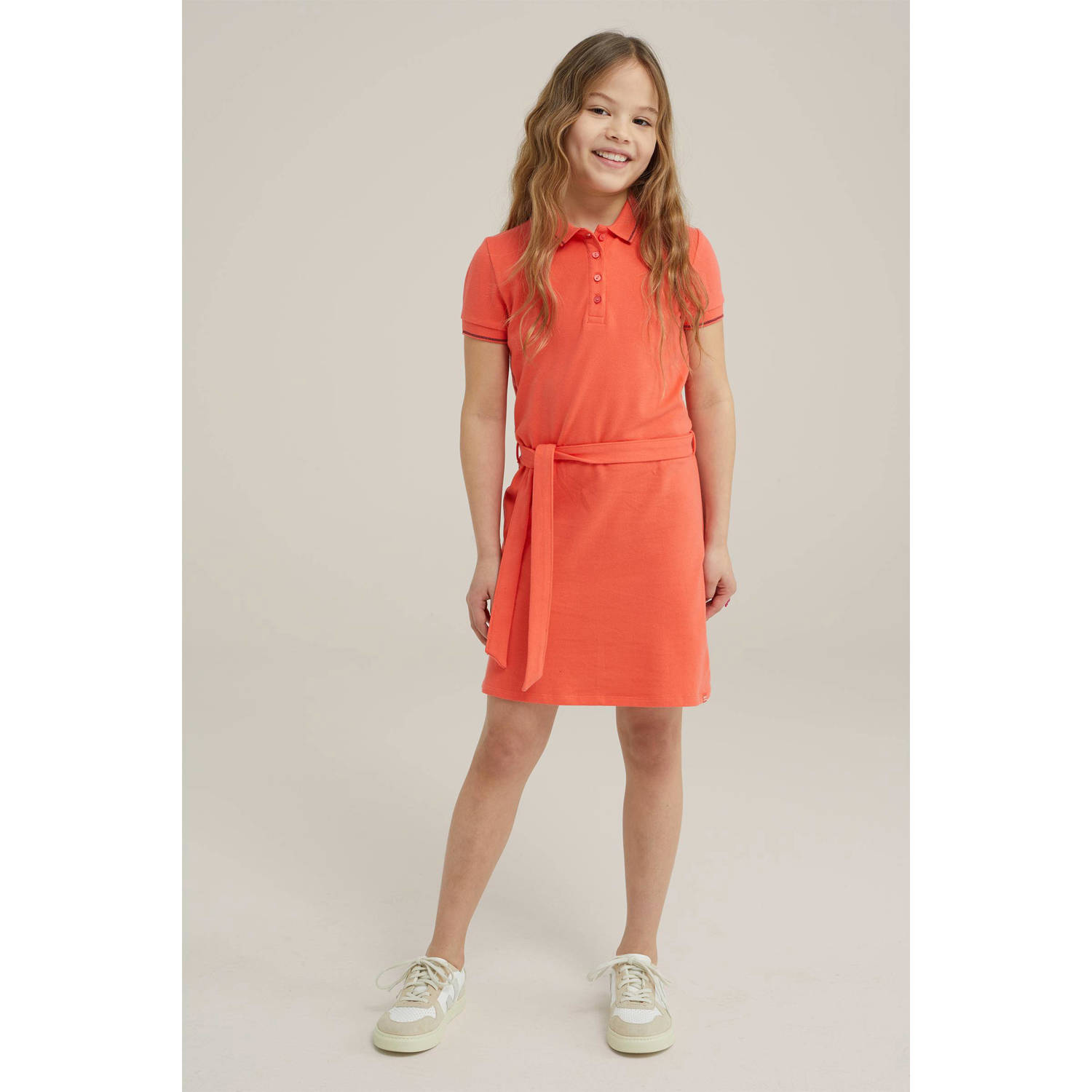 WE Fashion T-shirtjurk oranje