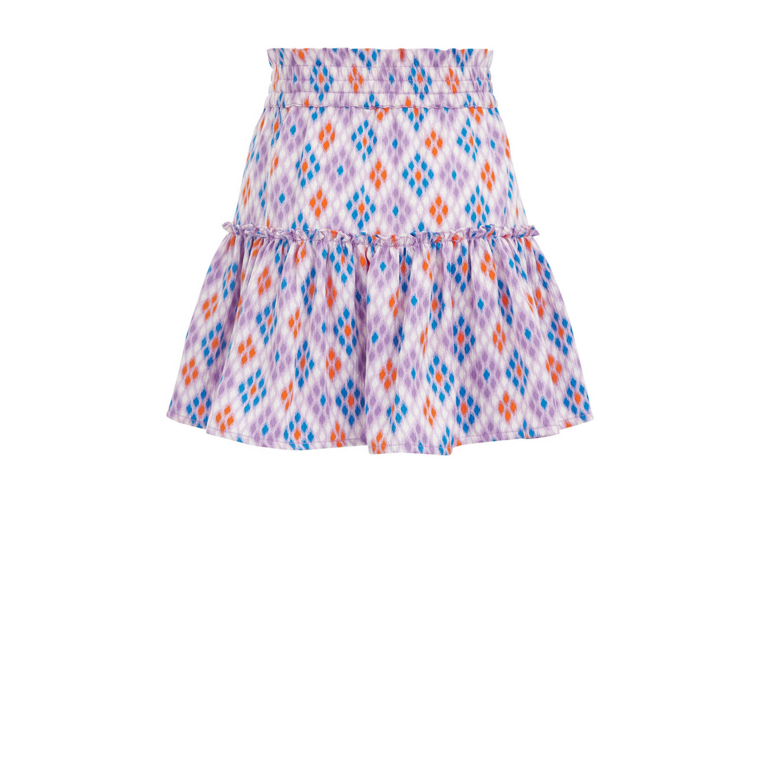 WE Fashion rok met all over print lila
