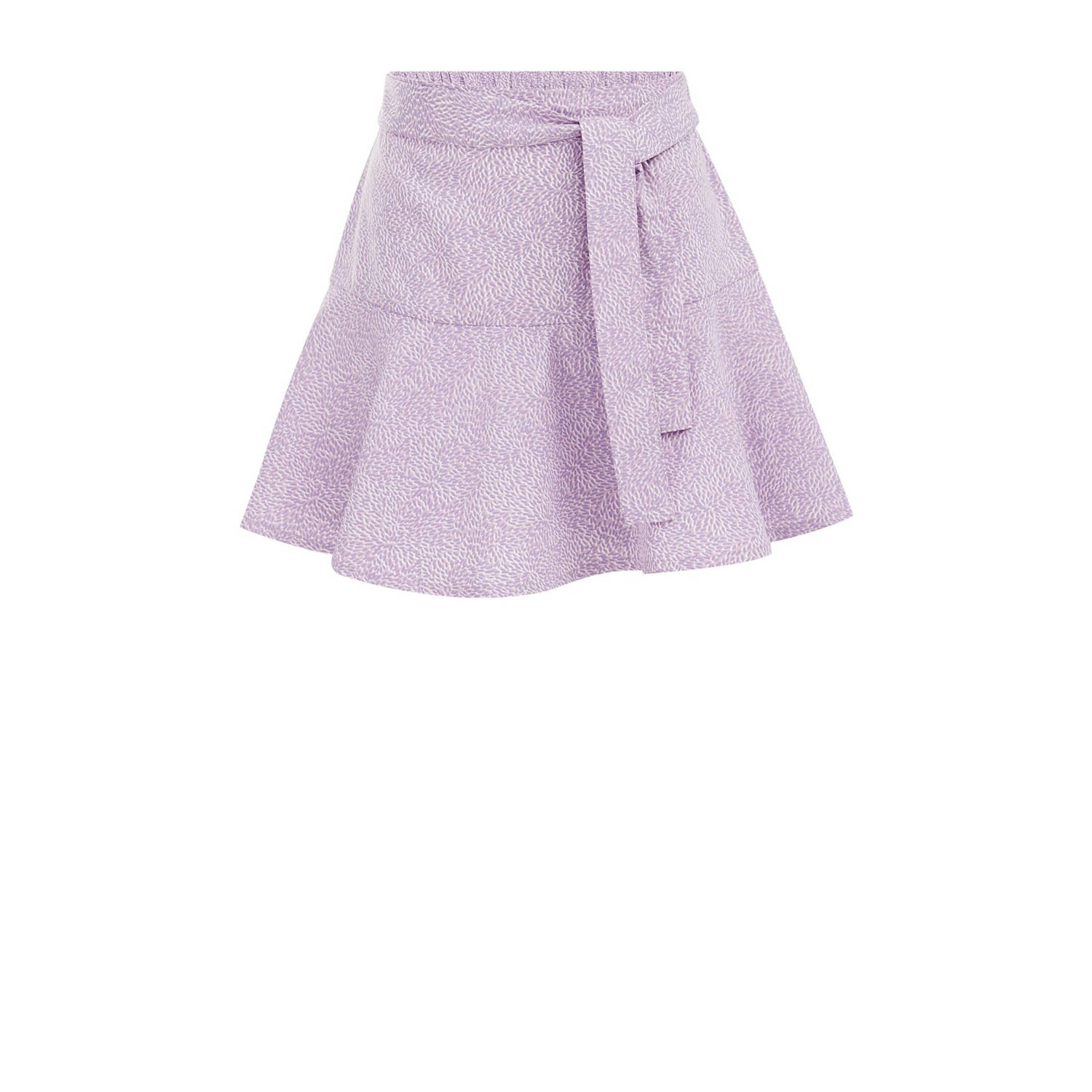 WE Fashion skort met all over print lila