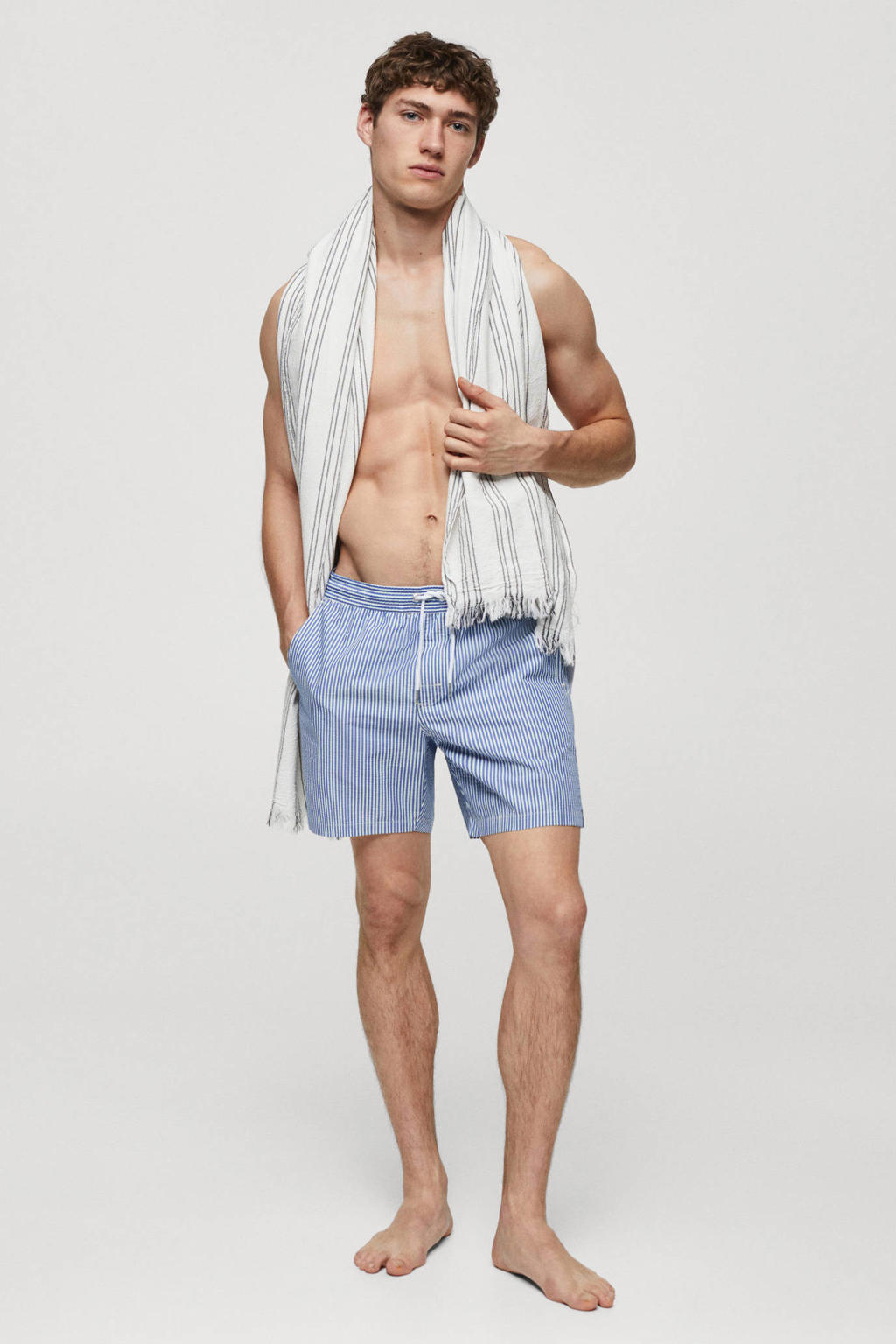 Mango Man zwemshort blauw