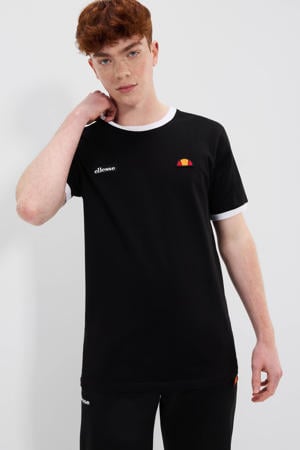 T-shirt zwart/wit