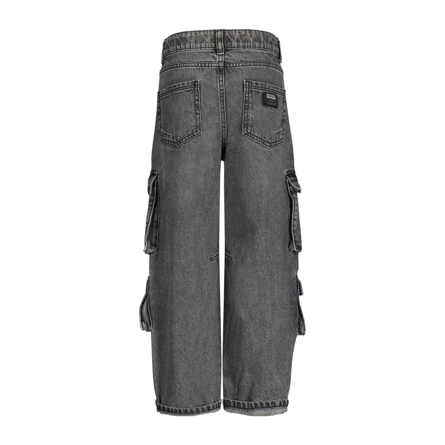 Vingino loose fit jeans Kit washed black