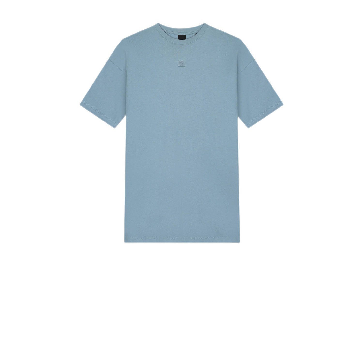 NIK&NIK T-shirt Minimal middenblauw Jongens Katoen Ronde hals Effen 128