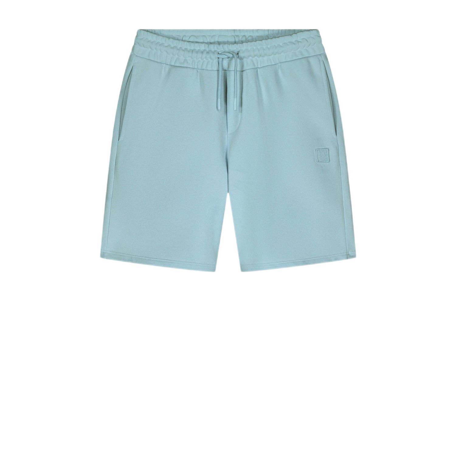 NIK&NIK sweatshort Minimal middenblauw