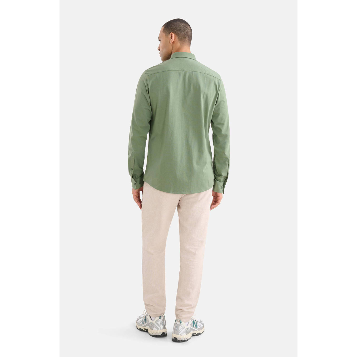 Shoeby regular fit overhemd groen