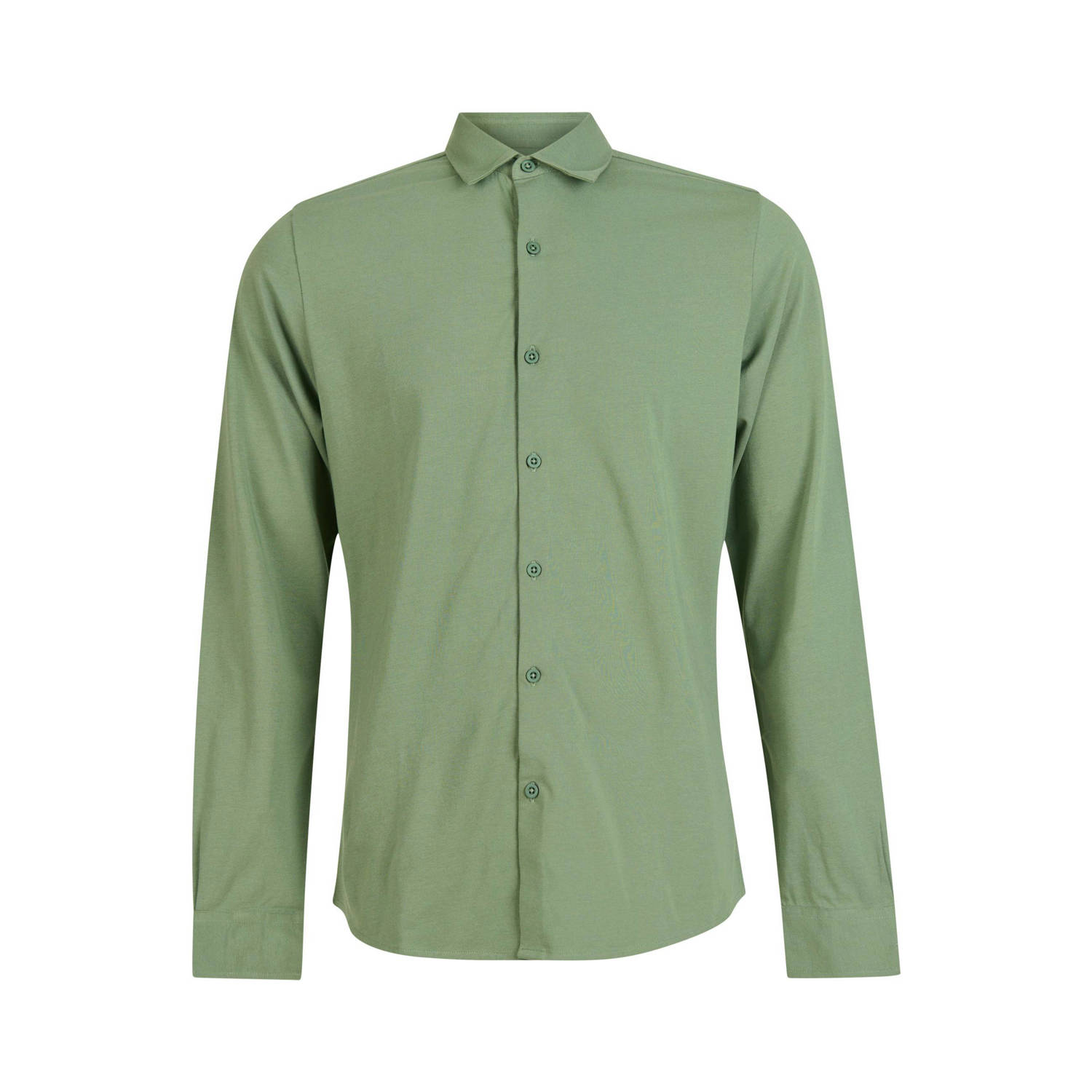 Shoeby regular fit overhemd groen