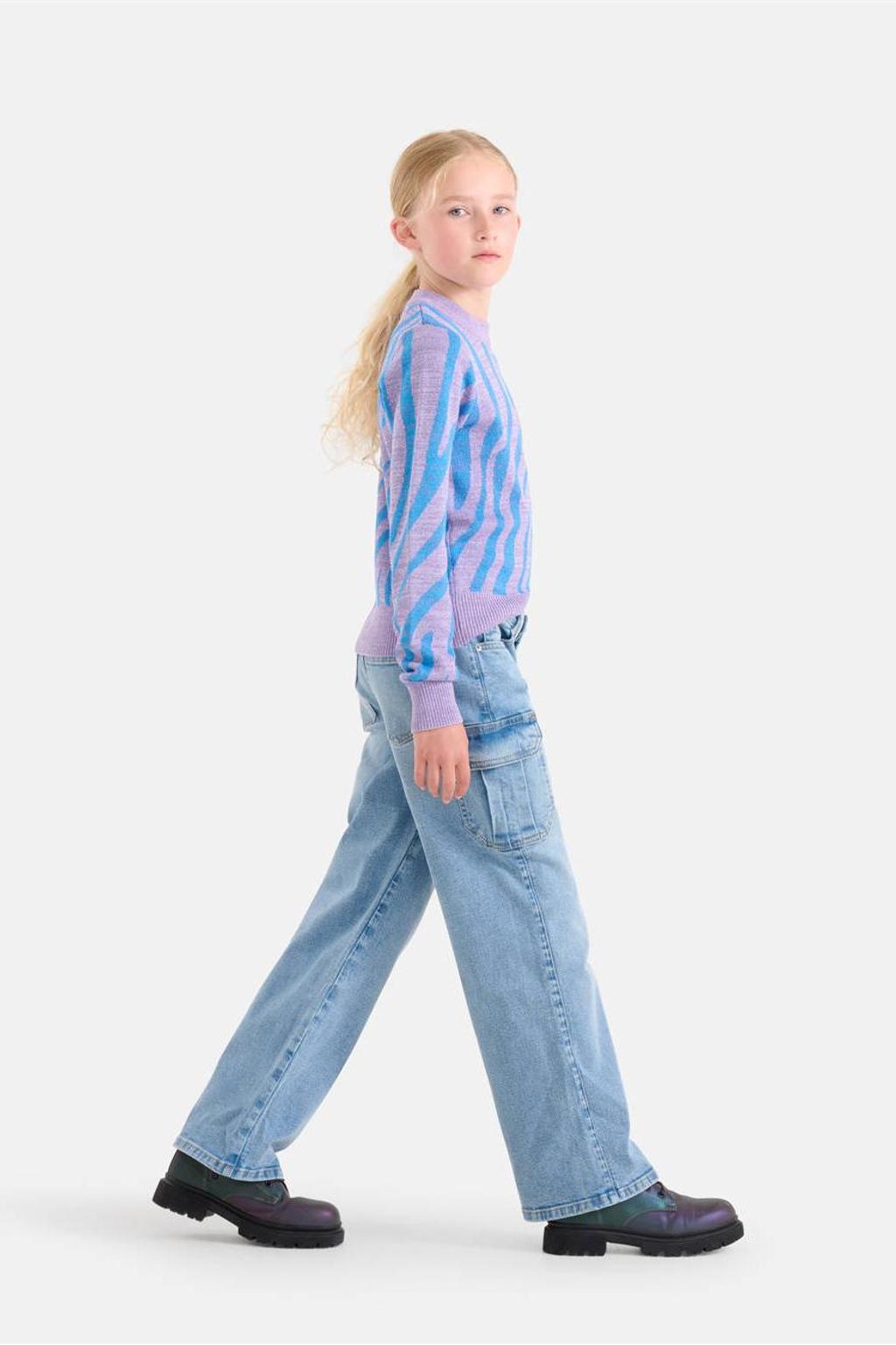 Shoeby high waist loose fit jeans mediumstone