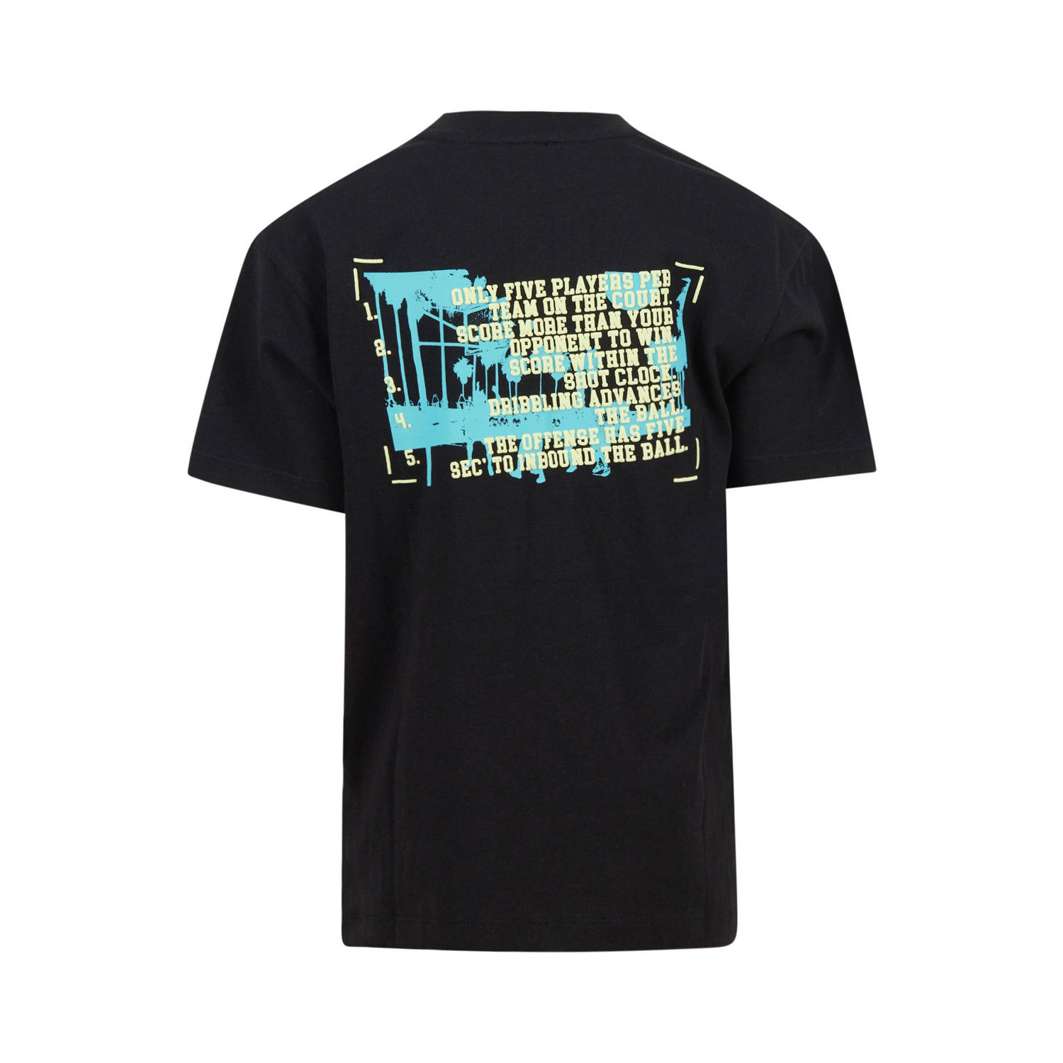 Shoeby T-shirt met backprint zwart