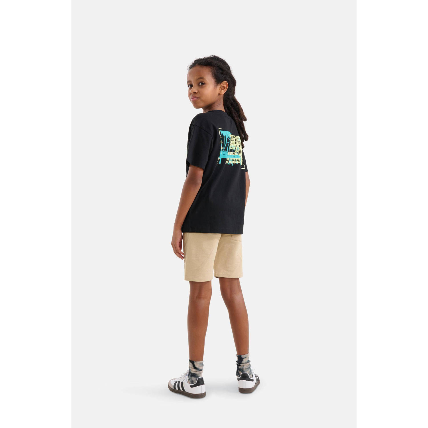 Shoeby T-shirt met backprint zwart