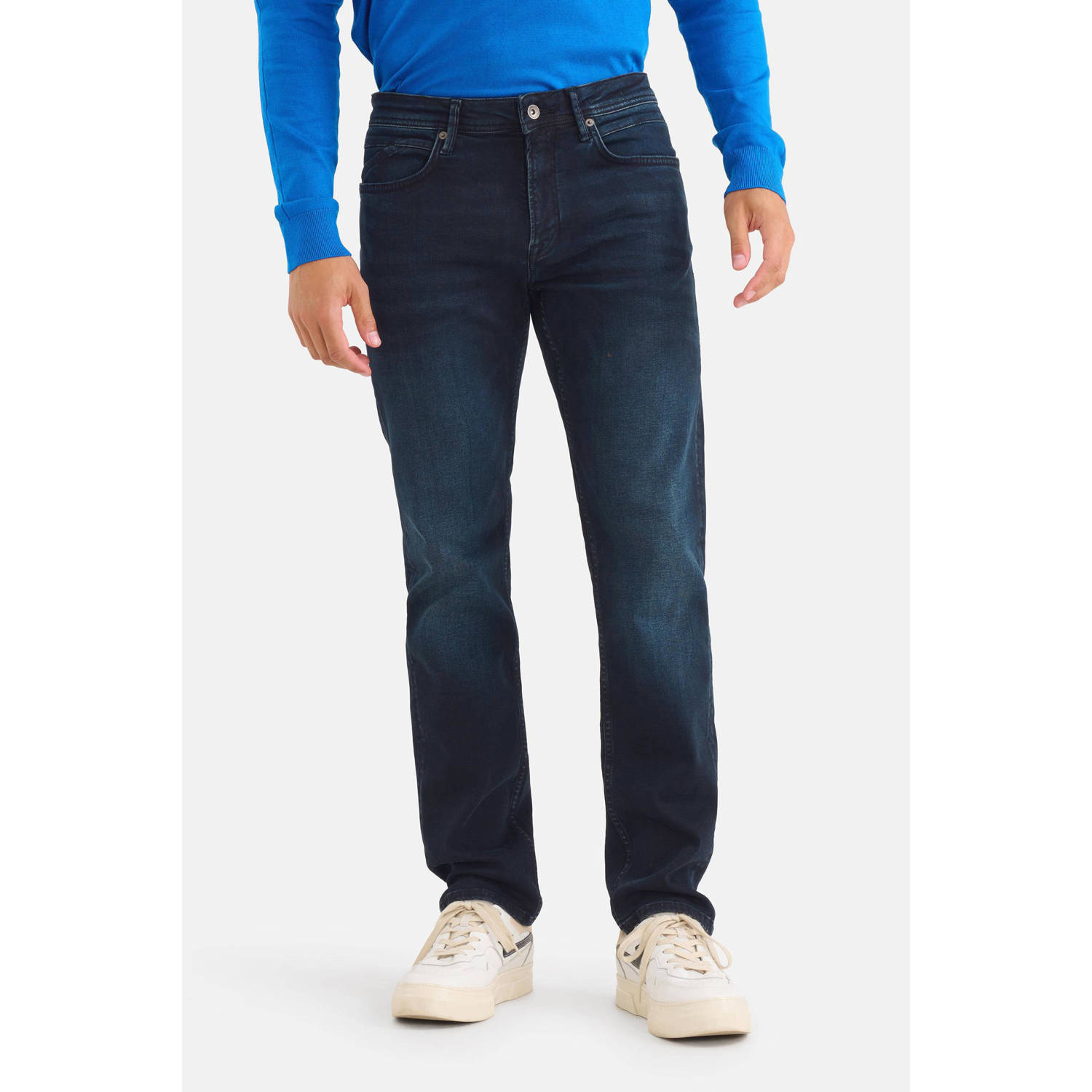 Shoeby straight leg L30 jeans blue black