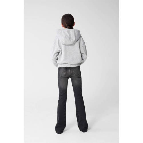 Shoeby high waist flared jeans zwart afbeelding