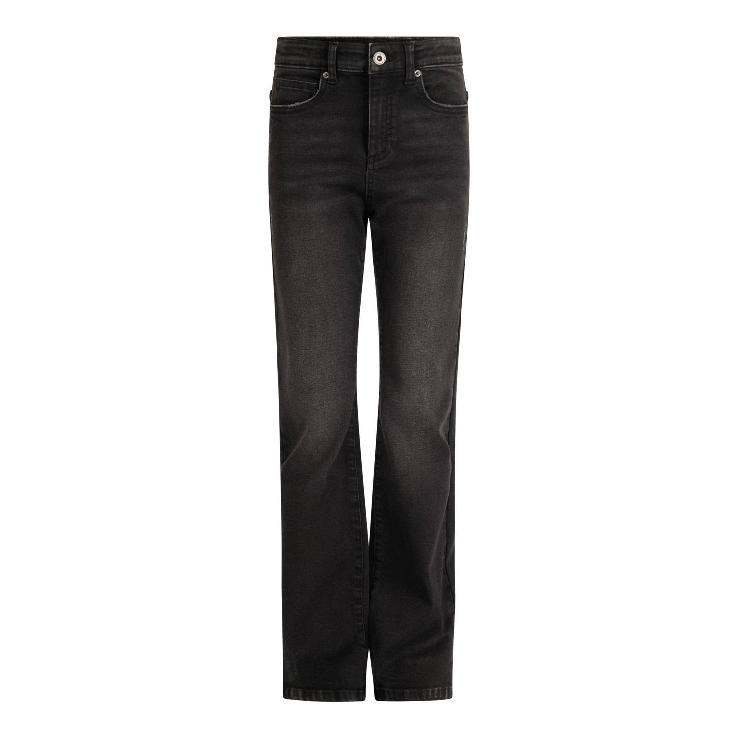 Shoeby flared jeans zwart Meisjes Katoen 104 | Jeans van