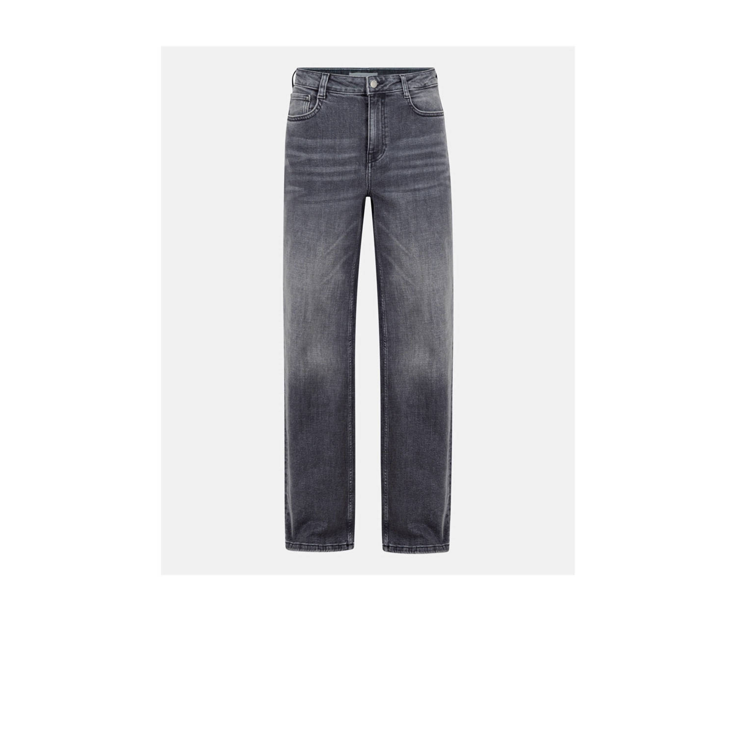 Shoeby high waist wide leg jeans grey denim