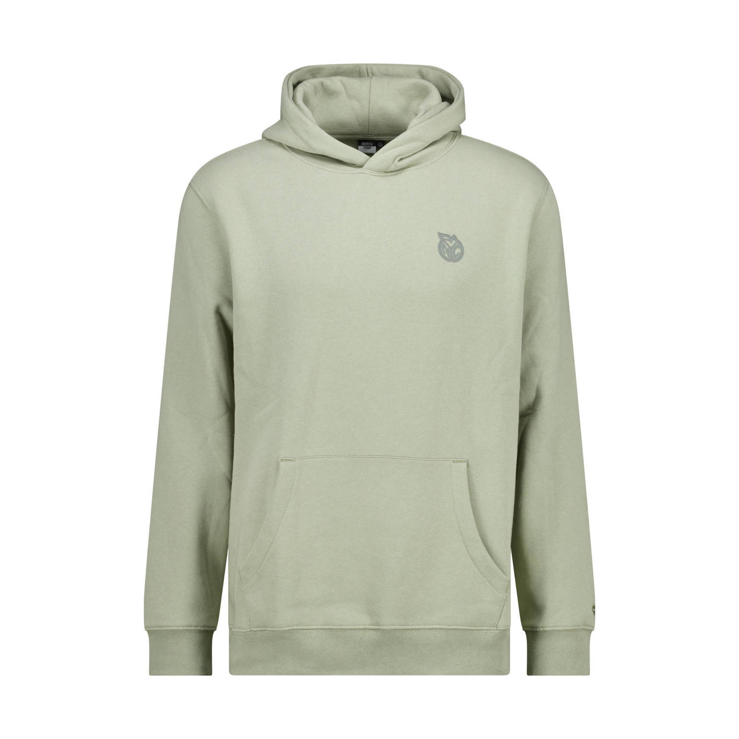 America Today hoodie Spence met logo sea green