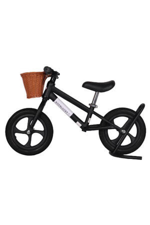 houten loopfiets - zwart