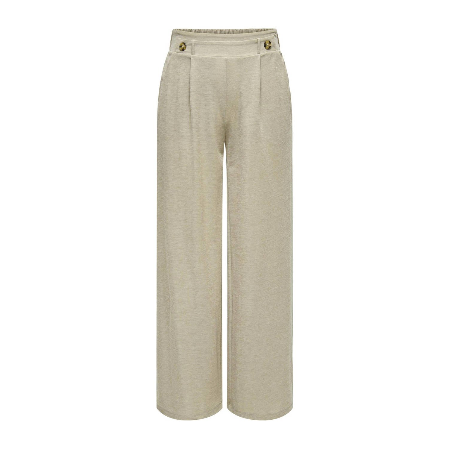 JDY loose fit broek BIRDIE beige