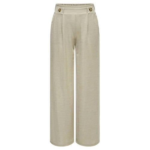 JDY loose fit broek JDYBIRDIE beige afbeelding