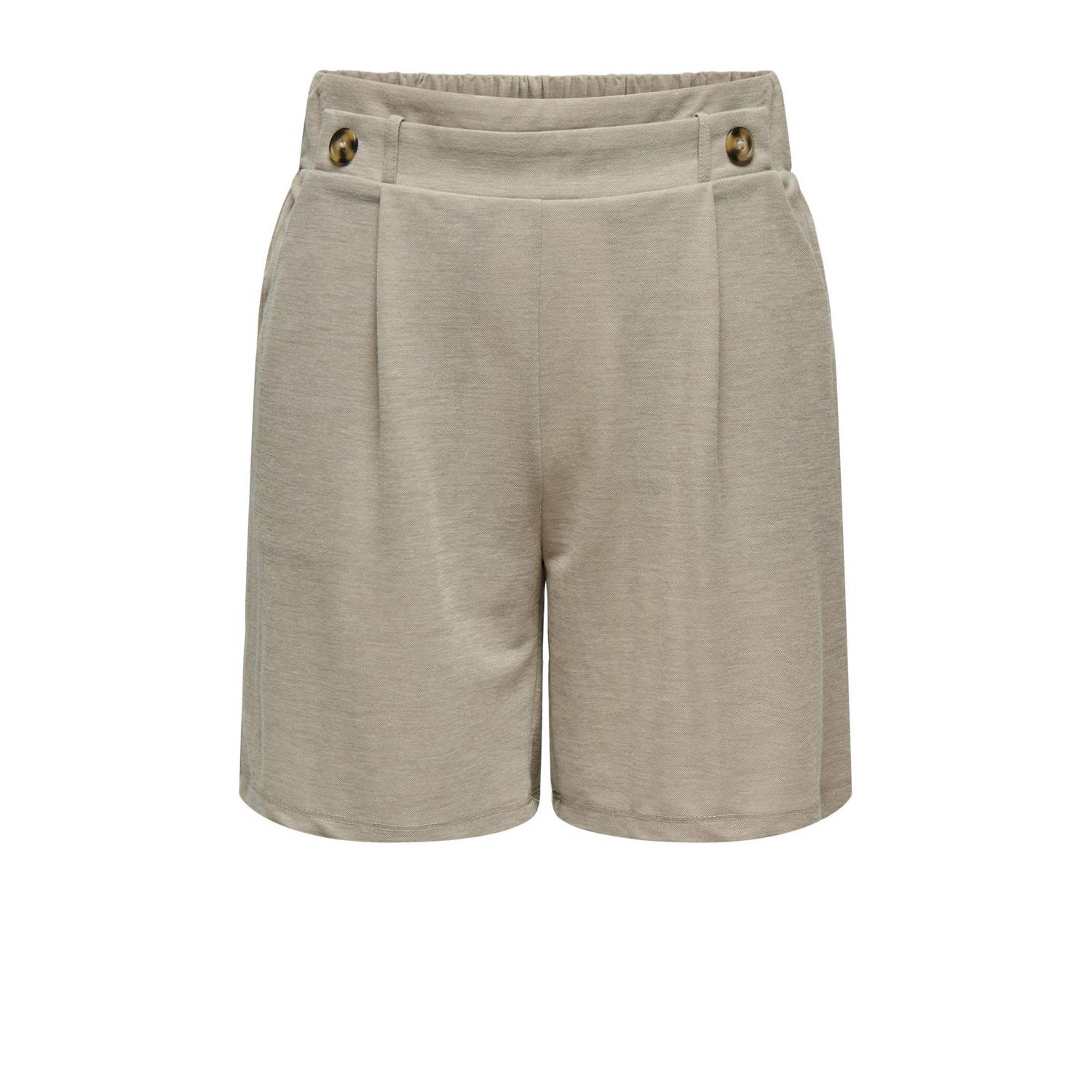 JDY regular fit short van viscose BIRDIE beige