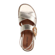 thumbnail: No Stress   leren sandalen goud
