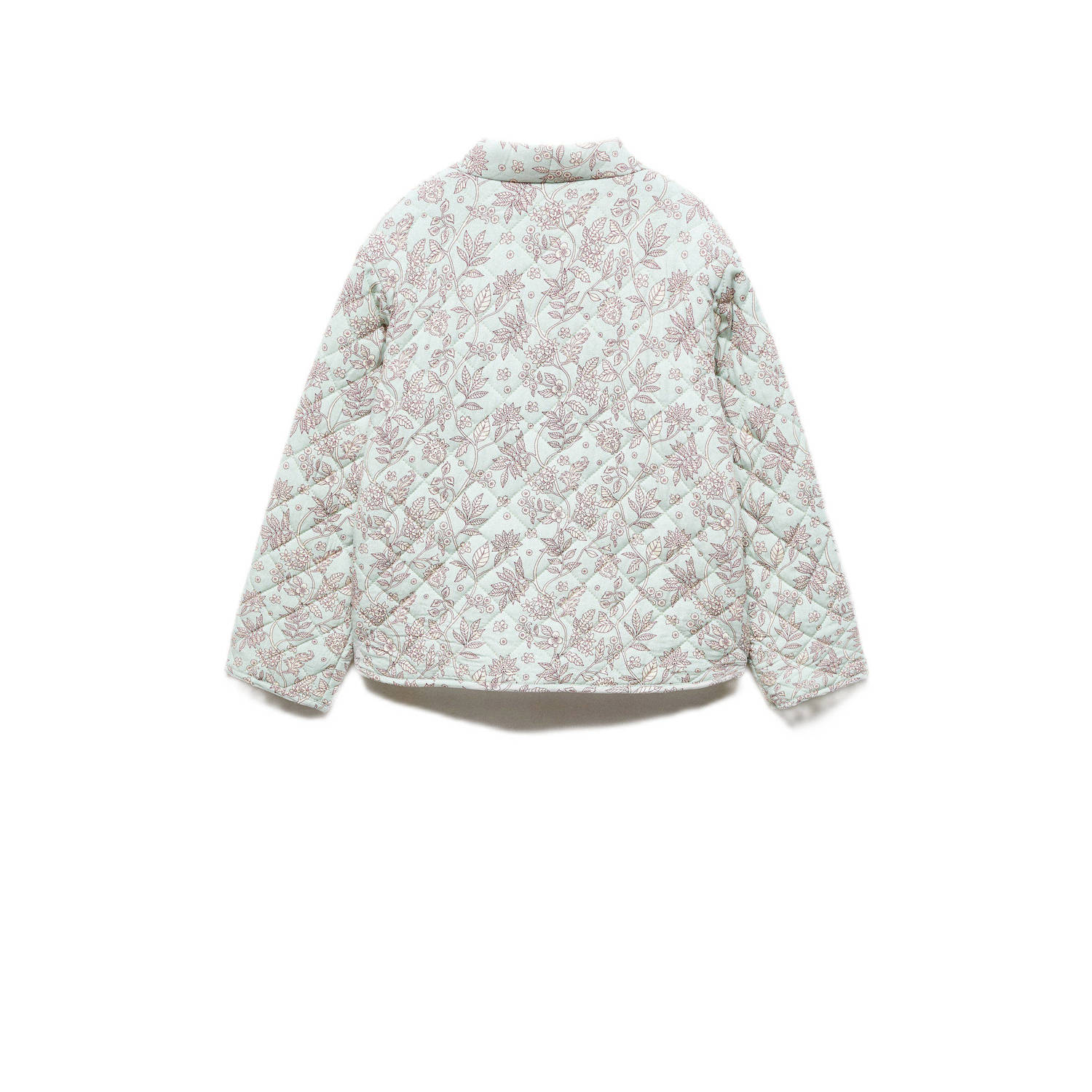 Mango Kids zomerjas met all over print mintgroen