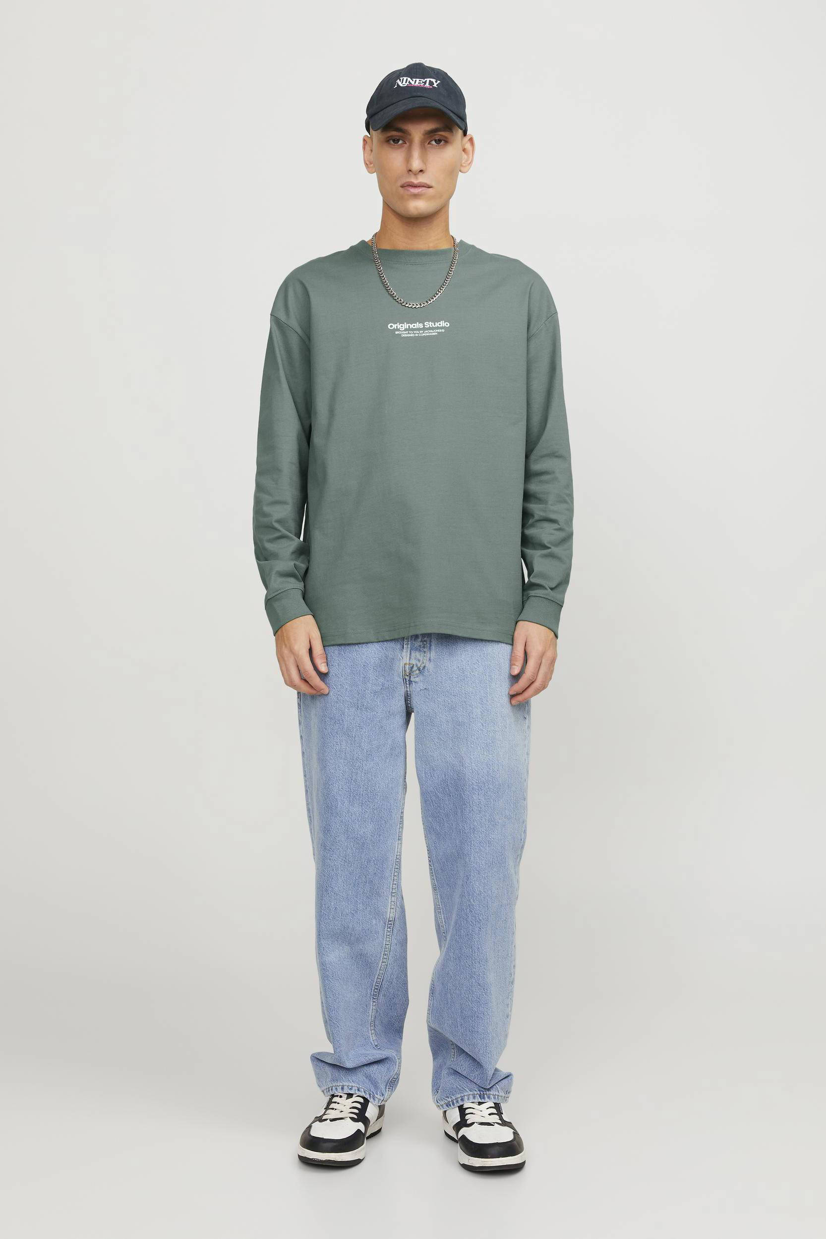 JACK & JONES sweater donkergroen