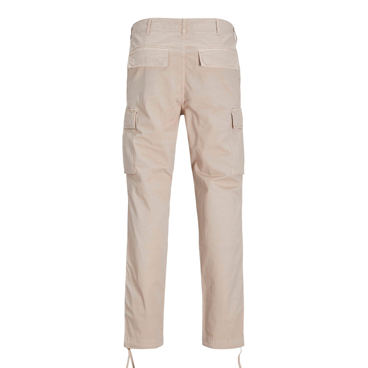 JACK & JONES PANTS STUDIO tapered fit cargo broek JPSTACE JJTUCKER lichtgrijs