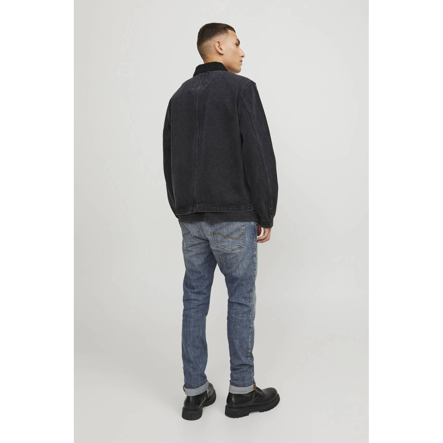 JACK & JONES JEANS INTELLIGENCE slim fit jeans JJIGLENN JJCOLE am 271 blue denim