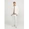 JACK & JONES PANTS STUDIO loose fit gebreide cargobroek - wit