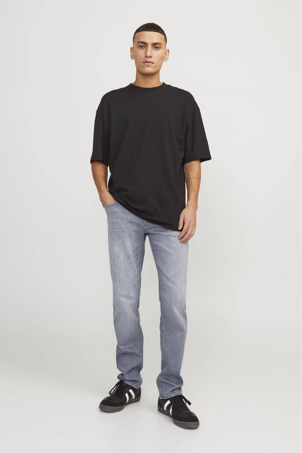 JACK & JONES JEANS INTELLIGENCE regular fit jeans - grey denim