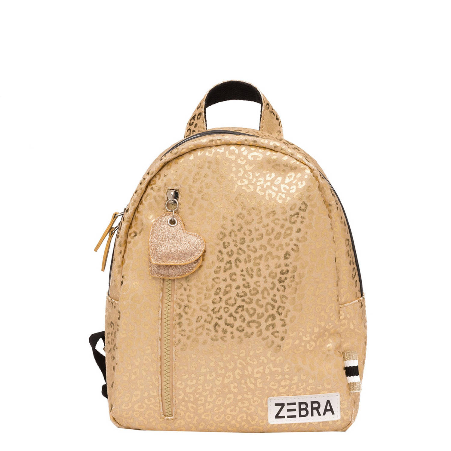 Zebra Trends rugzak Metallic Leo S goudkleurig